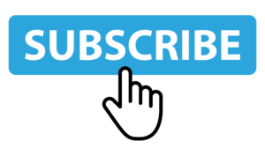 Teal background, white text that reads: SUBSCRIBE with a black hand hovering over the teal box